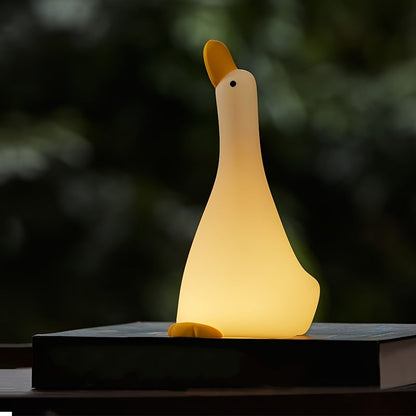 DreamDuck - Silikon Nattlampa med USB Uppladdningsbar Touchsensor och 3 Ljusstyrkor