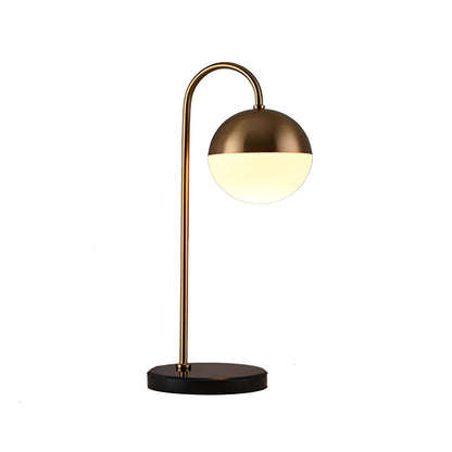 IronLume Lampa – Modern rund Globus-bordslampa