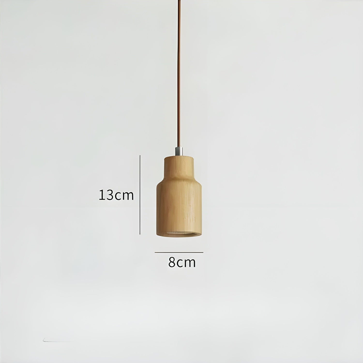 LuxeTrail Light - Skandinavisk Trä Pendellampa