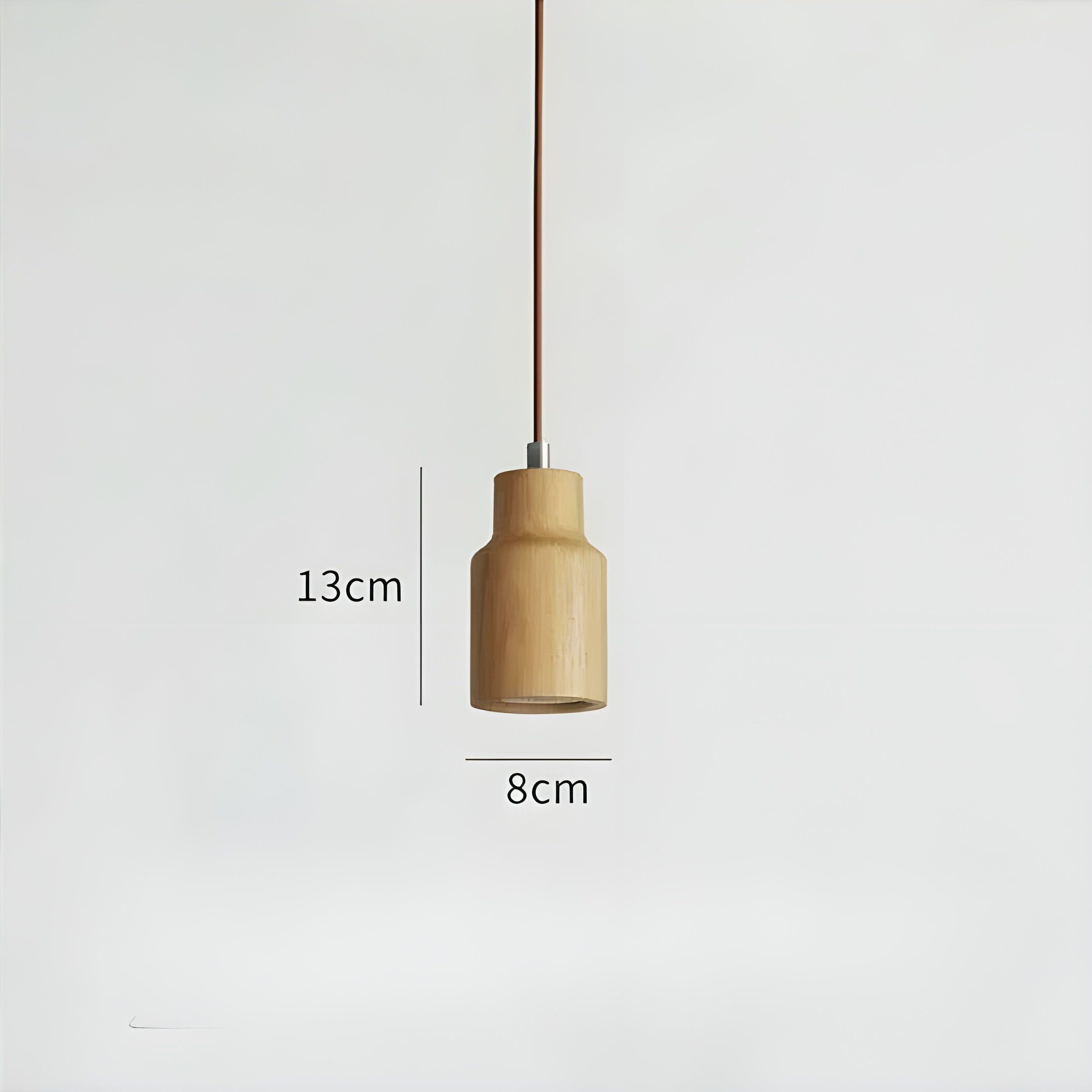 LuxeTrail Light - Skandinavisk Trä Pendellampa