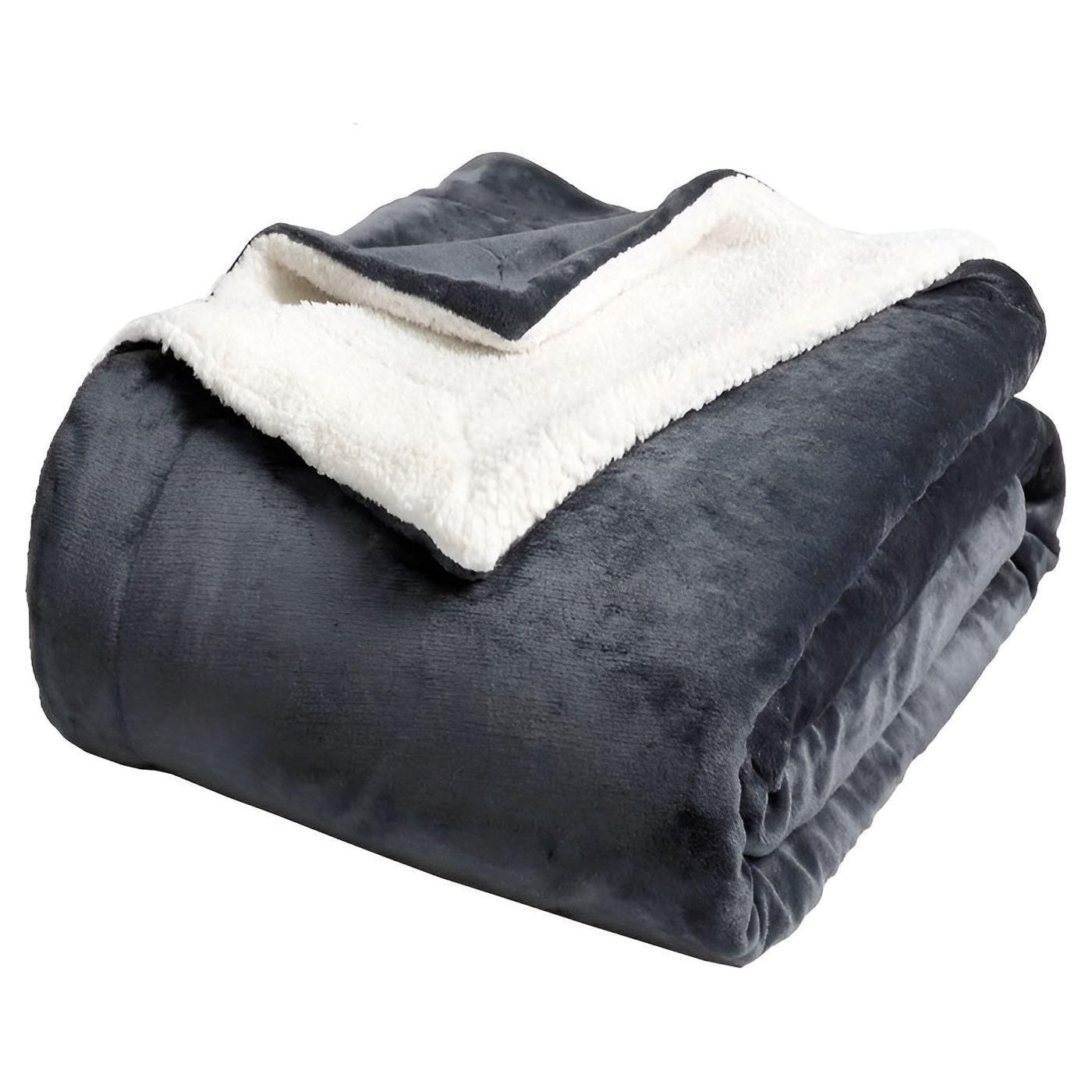 PlushWarm Filt - Mjukt Fleecefilt för Vinter