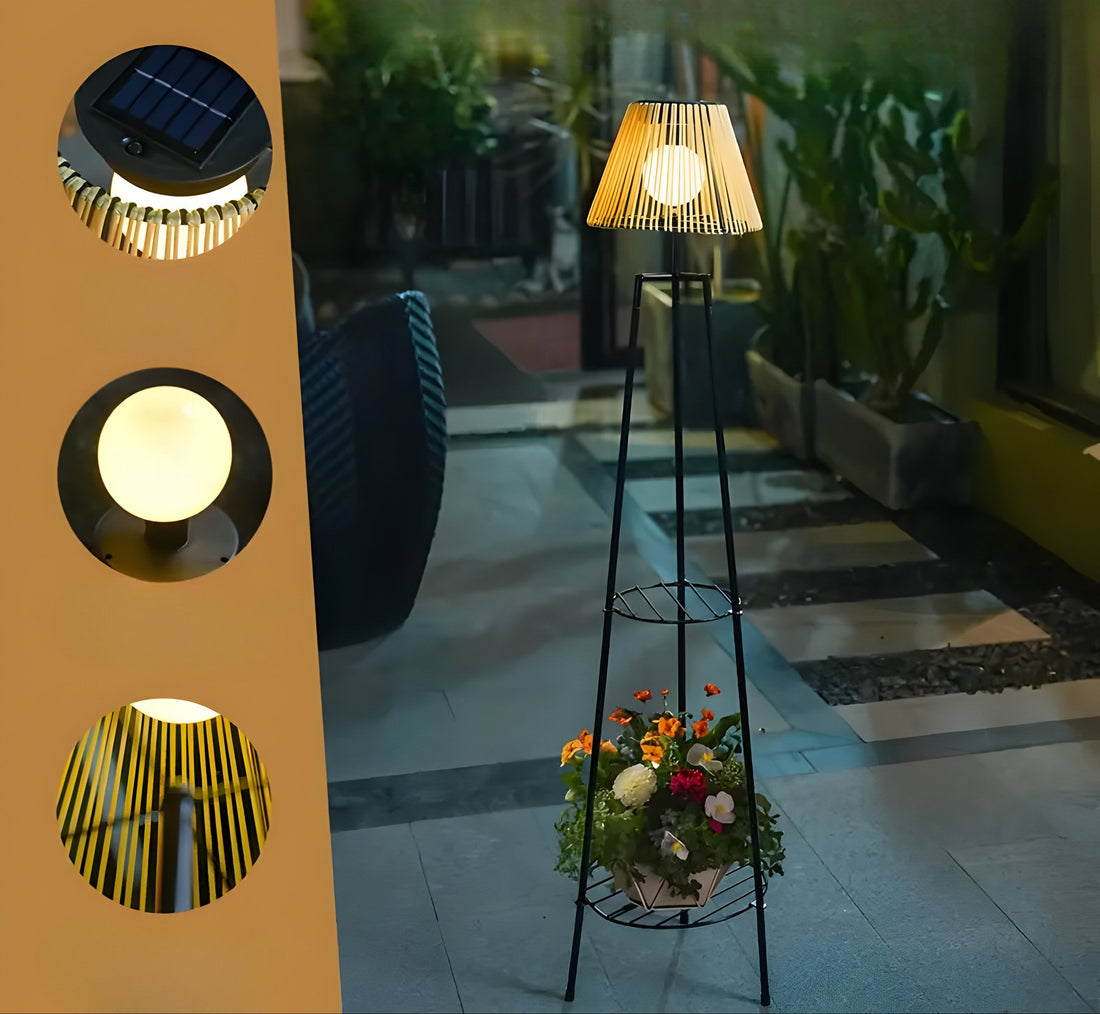 PrismWeave Light – Solcellslampa för utemiljöer för trädgårdsgångar