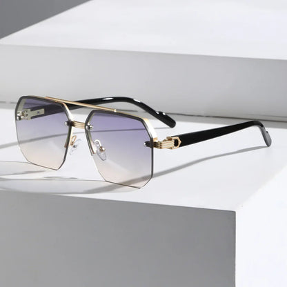 Luxora Aether Geometriska solglasögon med UV400 skydd
