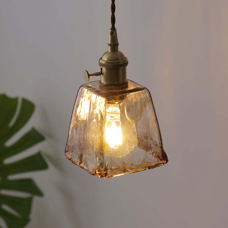 Eloise Vintage LED Taklampor i Guld Metall och Glas för Sovrum, Vardagsrum, Matrum