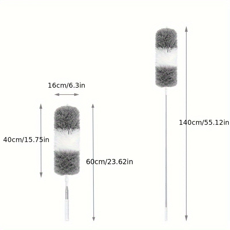 Utbyggbar Mikrofiber Dammvippa – Tvättbar, Flexibel och Perfekt för Höga Tak