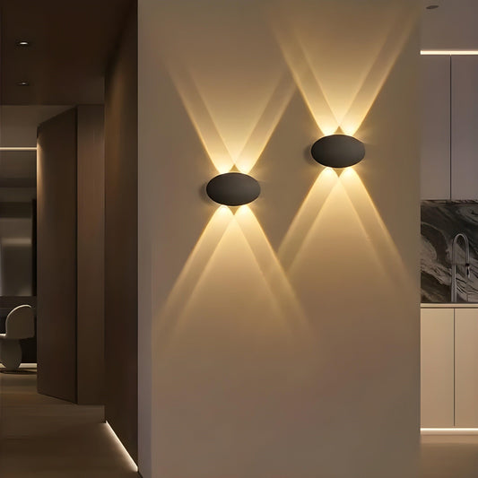LumiOval Light – Modernt Ovalt Väggljus