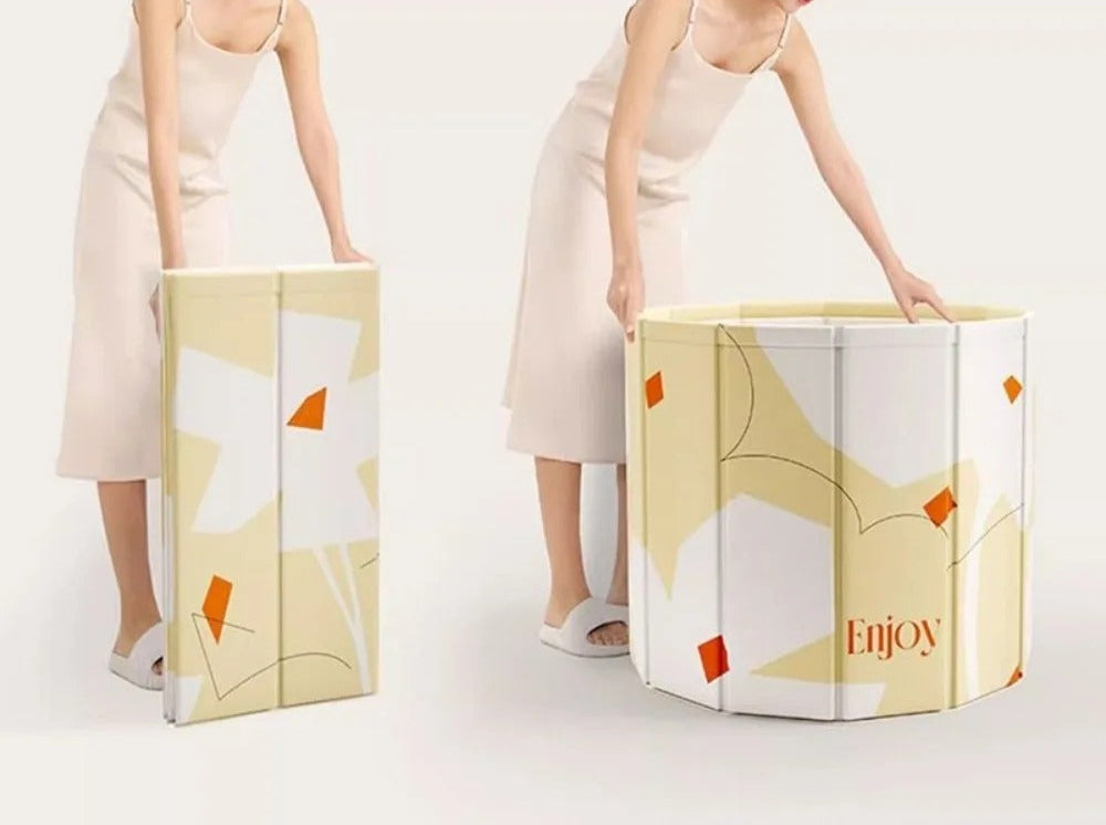 Bärbar Fällbar Badkar – Kompakt & Bekväm Spa Badkar för Hemmet Användning