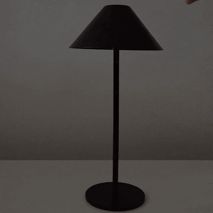 Palori - Minimalistisk dimbar touch-bordslampa - vattentät och uppladdningsbar ljusfärg
