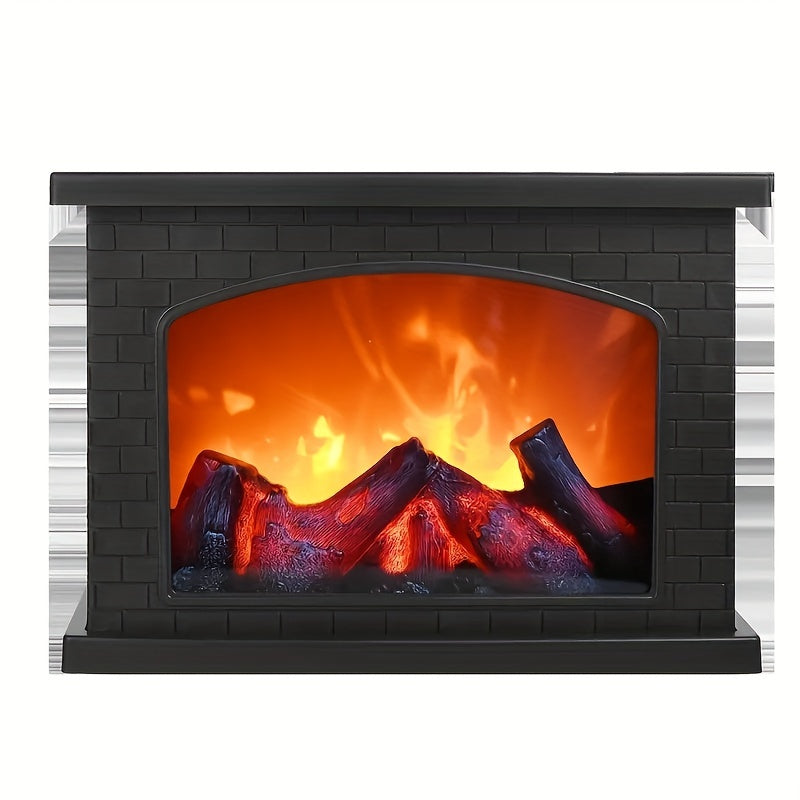 FlameGlow - Värmande Eld Simulering Kol Ljus Retro Dekoration för Inomhus och Utomhus