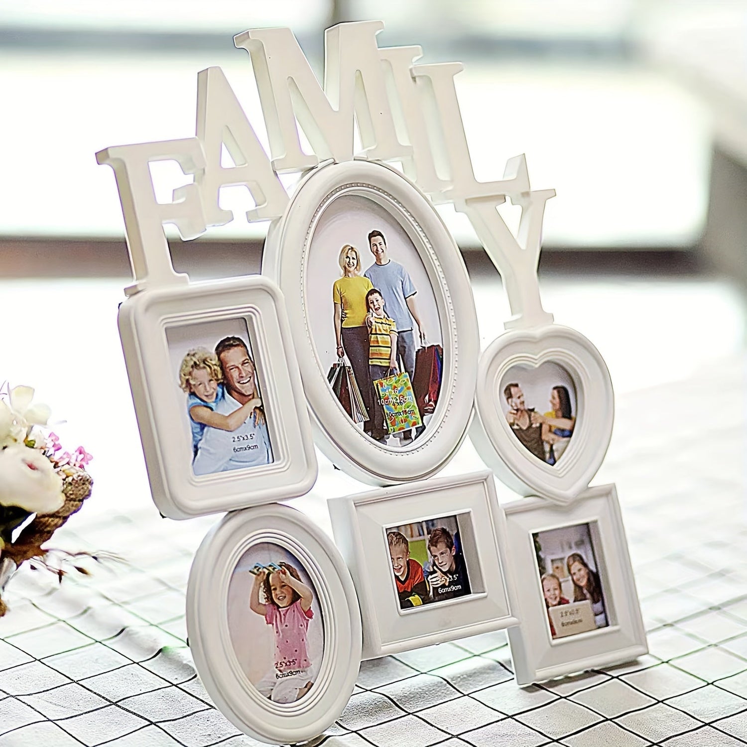 Väggkonst Familjefotoframeset Collage