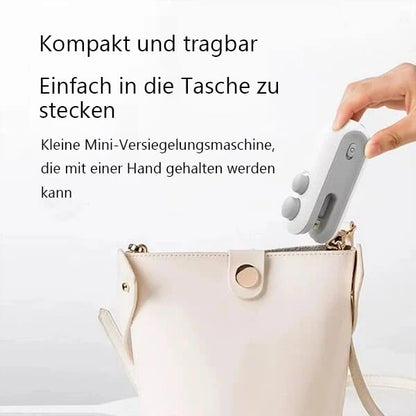 Carvallo - Mini-påseförseglare, Bärbart 2-i-1-verktyg