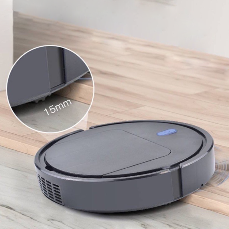 Carvallo S6 Robot Vacuum Cleaner | Compact & Intelligent | For Pet Hair, Hard Floors & Carpets | 2h Runtime