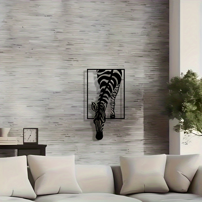 Zebra Silhouette Väggdekoration - Stilfull Elegans för Ditt Utrymme