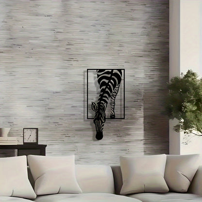 Zebra Silhouette Väggdekoration - Stilfull Elegans för Ditt Utrymme