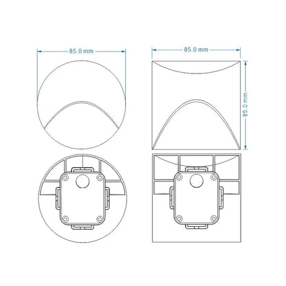 PathLight – Vattentät vägglampa med rörelsesensor för moderna rum