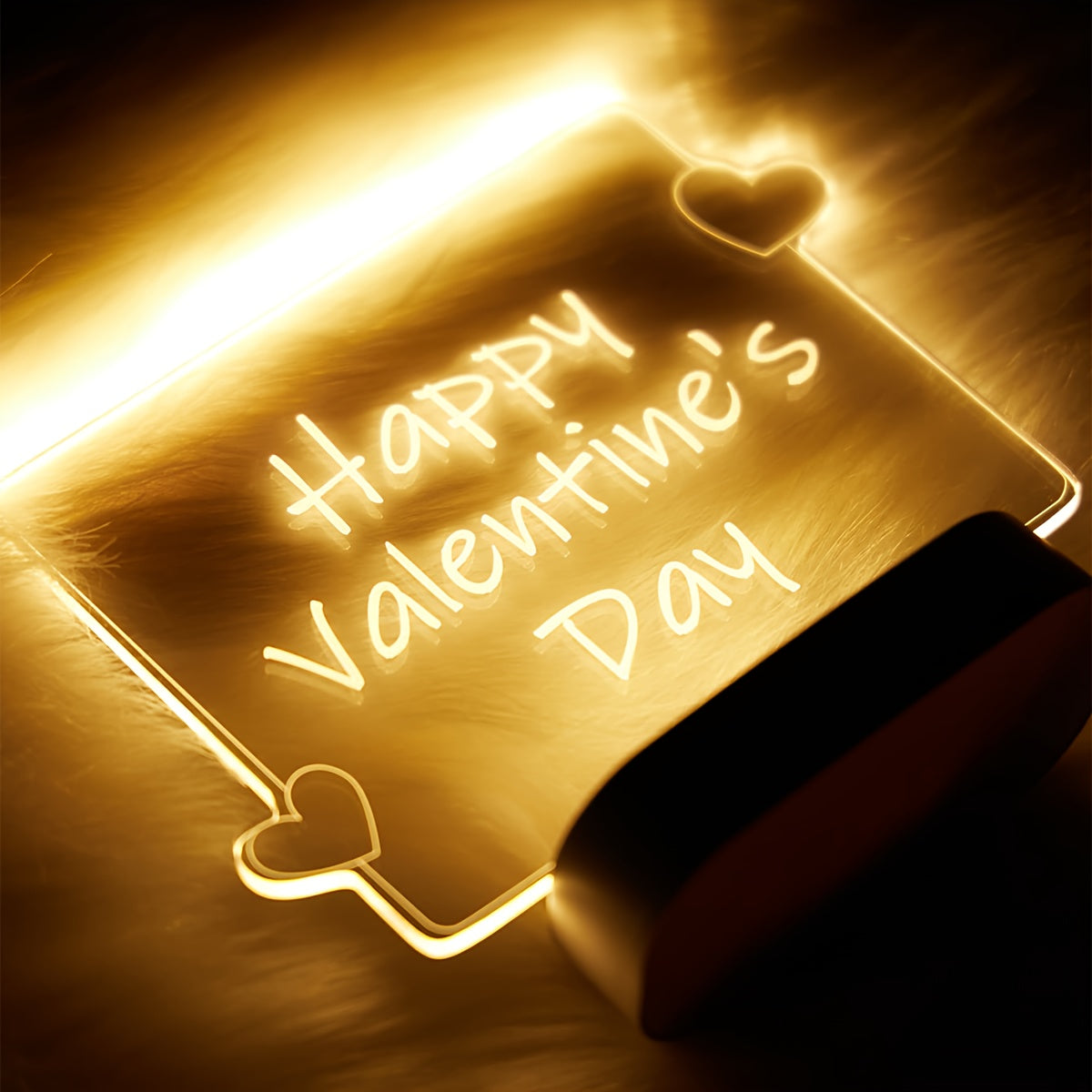 LoveGlow - USB 3D Kärlekshjärta Nattlampa