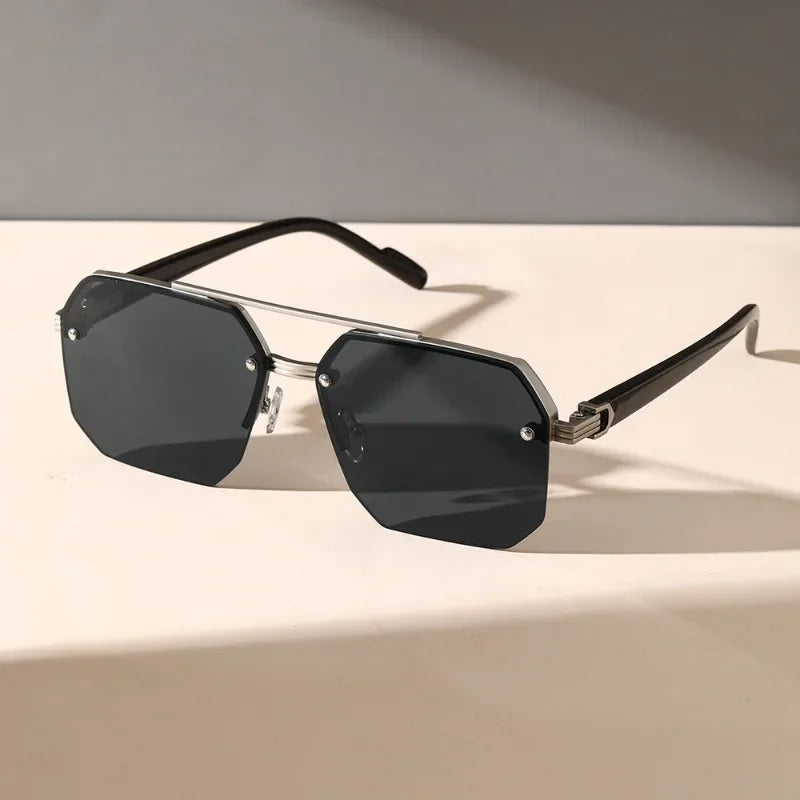 Luxora Aether Geometriska solglasögon med UV400 skydd