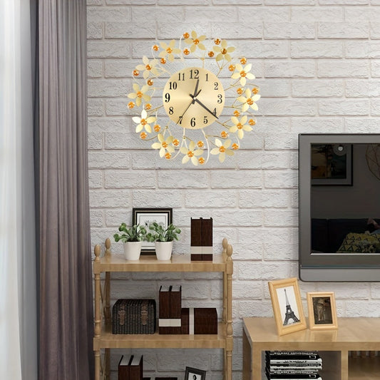 EleganceClock - Stille Dekorativ Väggklocka 14 Tum