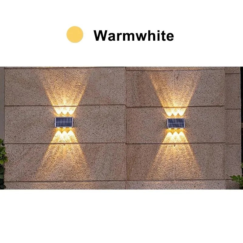 Solenergidriven Vägglampa – Energibesparande Utomhus LED-lampa