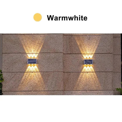 Solenergidriven Vägglampa – Energibesparande Utomhus LED-lampa