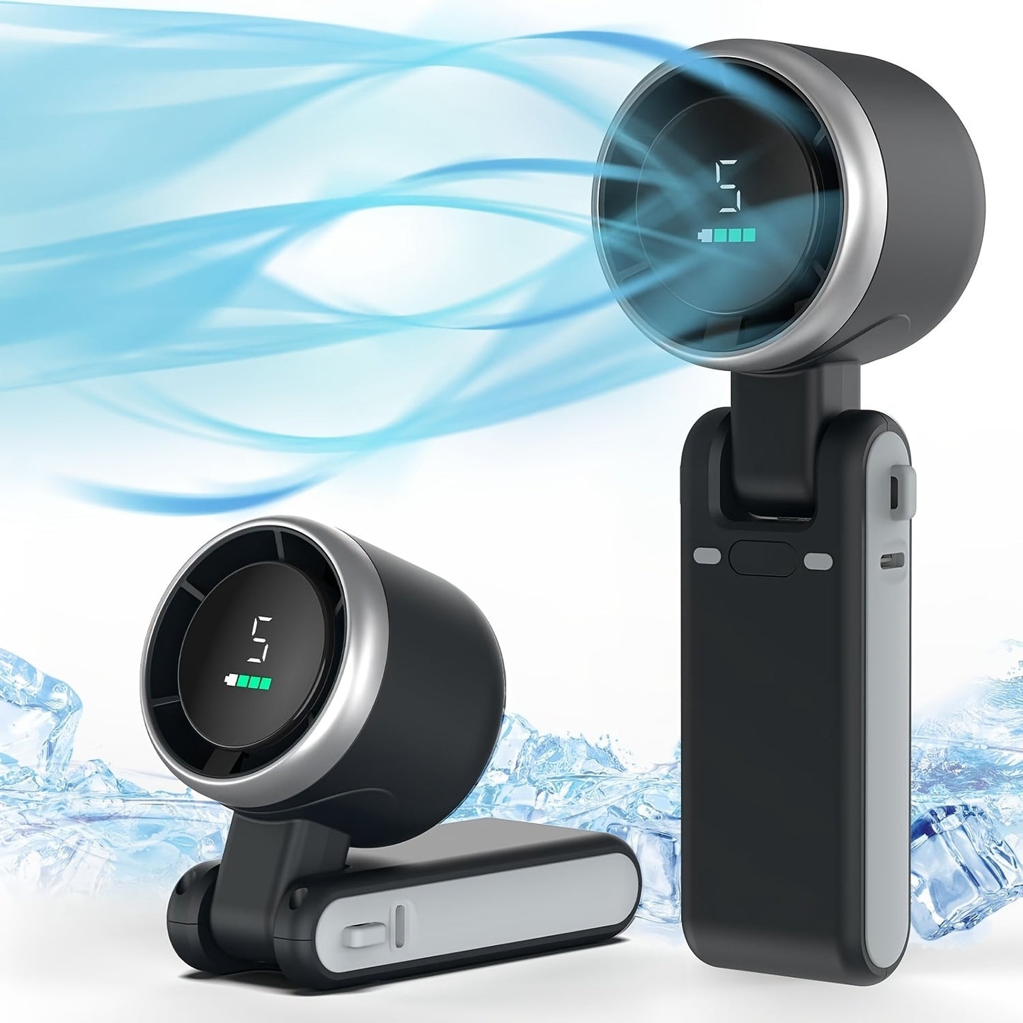 Uppladdningsbar Bärbar Handhållen Fläkt för Resa