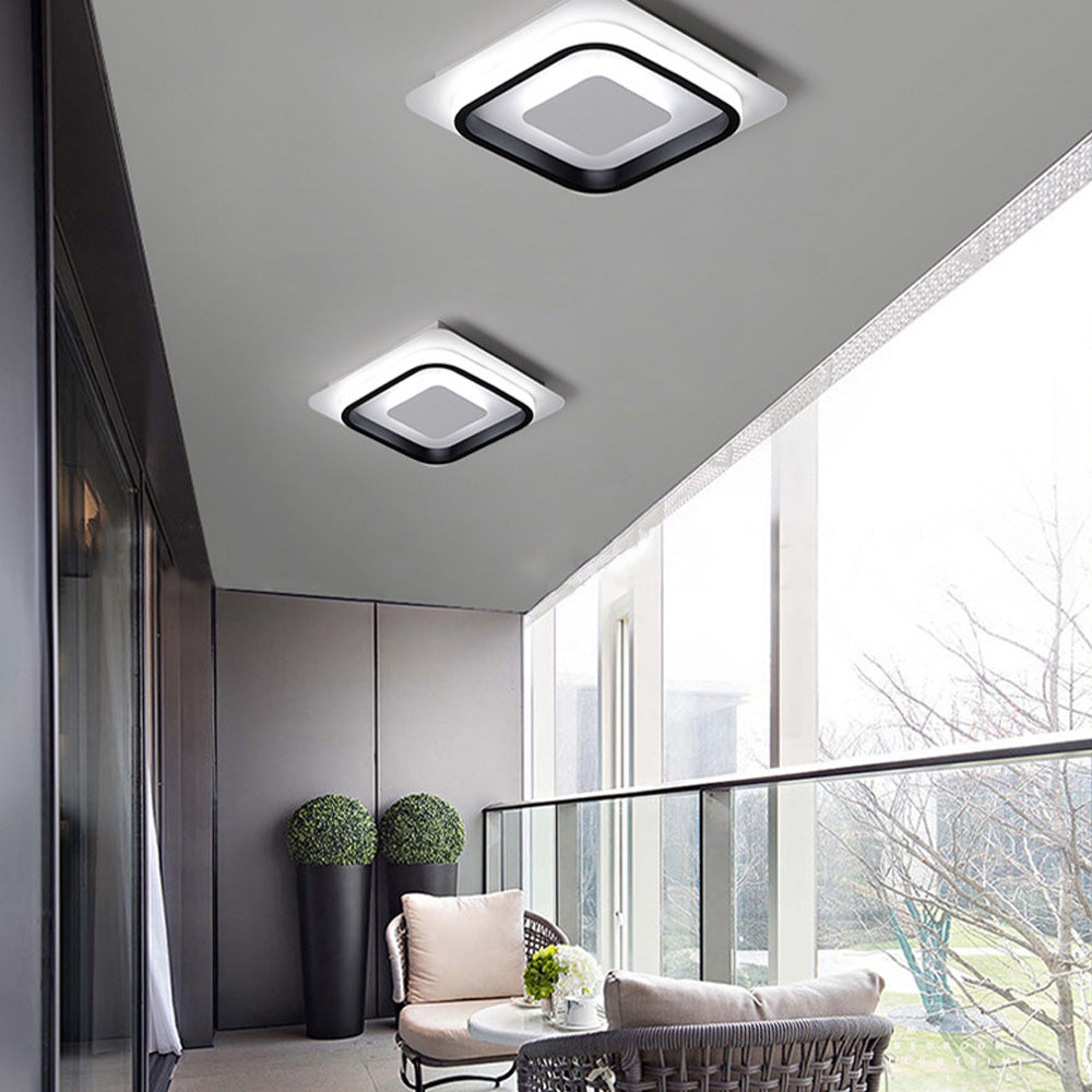 LED Taklampa Modern Geometrisk Inbyggd Montering