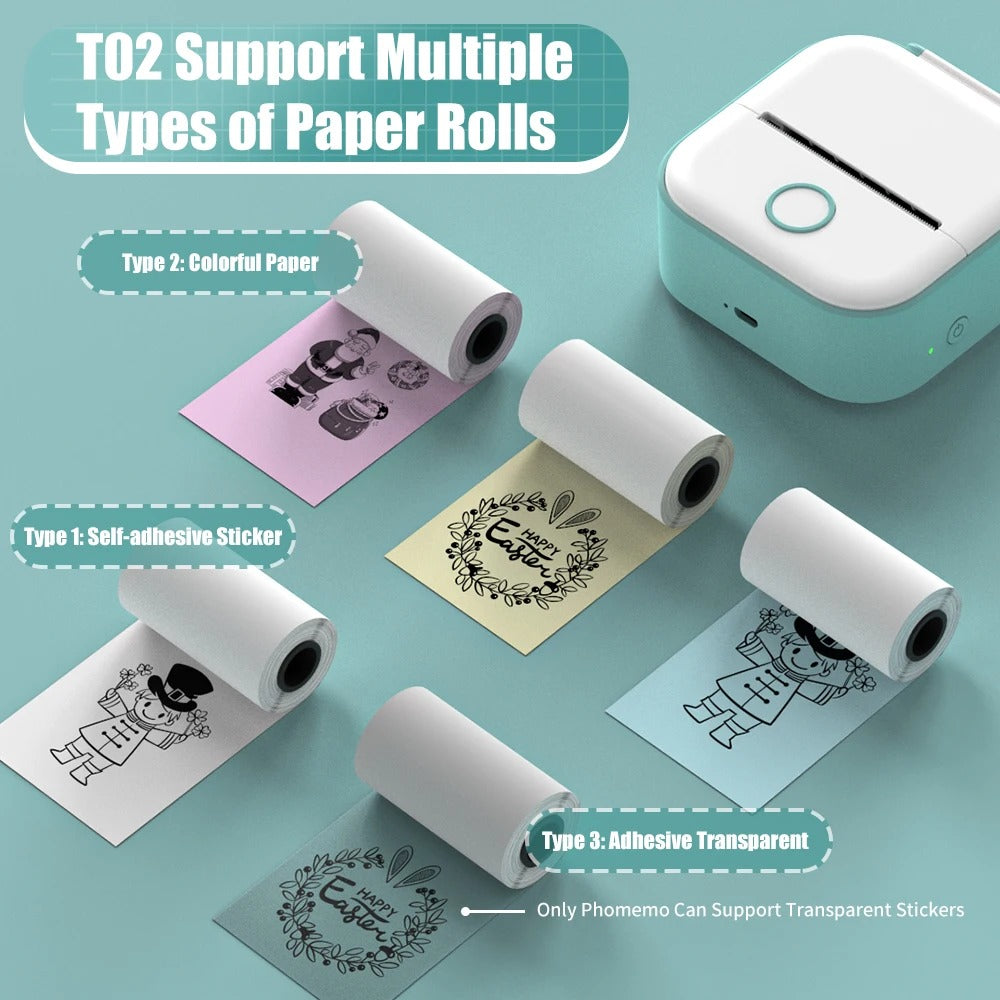 Portabel Mini Skrivare - Den Snabba Fotoprinter