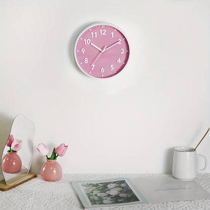 PinkTime Pink Väggklocka - Modern och Dekorativ för Alla Rum