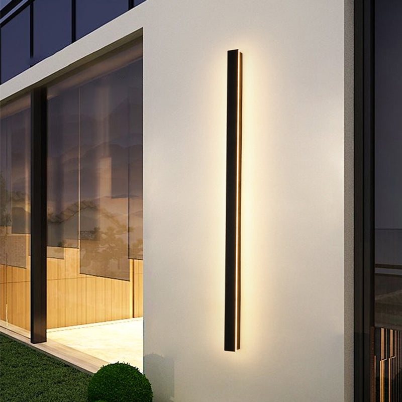 Zenith - Modern Design LED Vägglampor Svart Metall för Trädgård och Hall