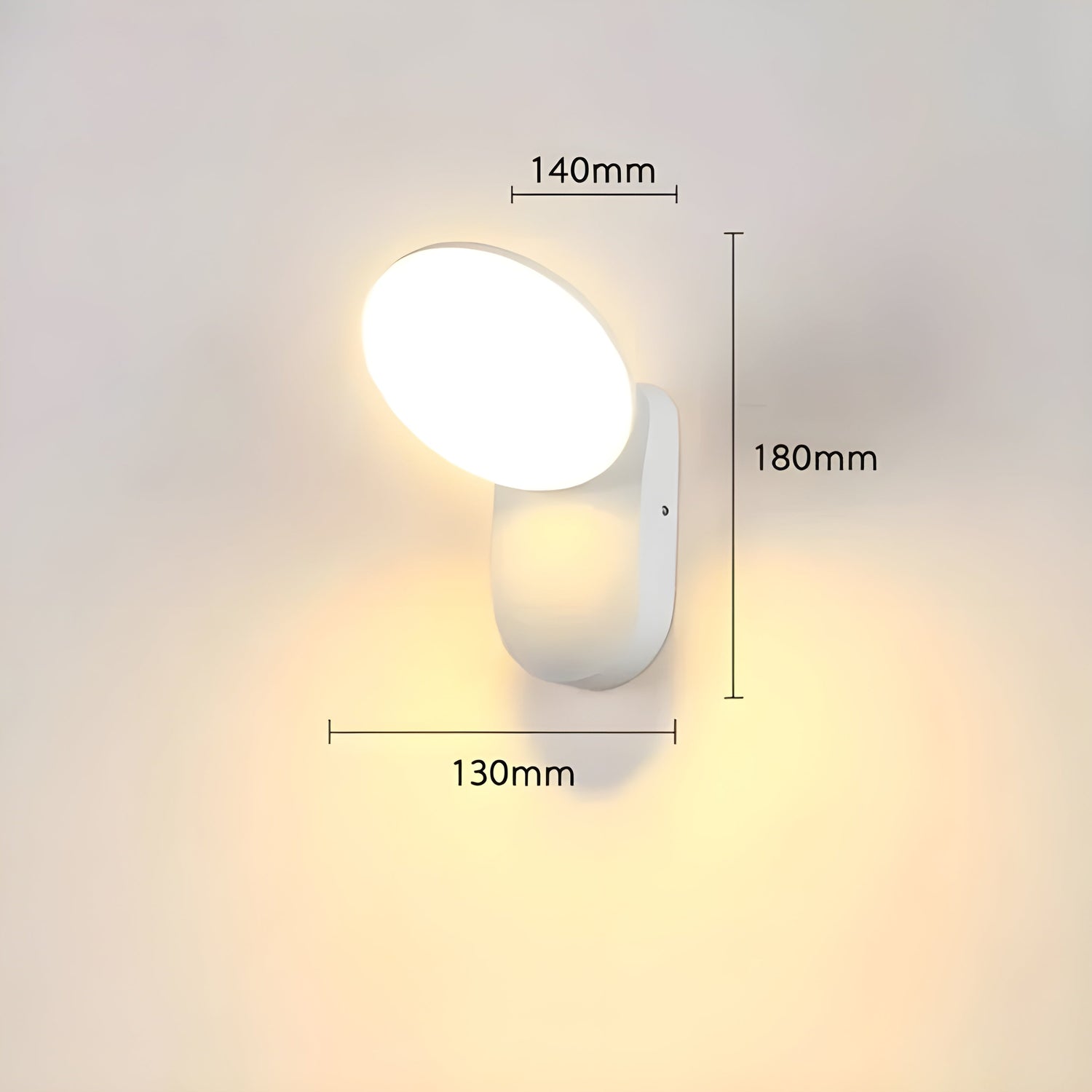 RadiantBeam Ljus - Vattentät Rörelsesensor LED Vägglampa