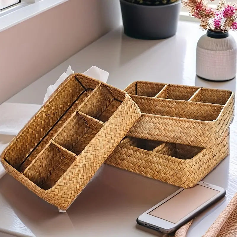 Emly Rattan Organizer Korg