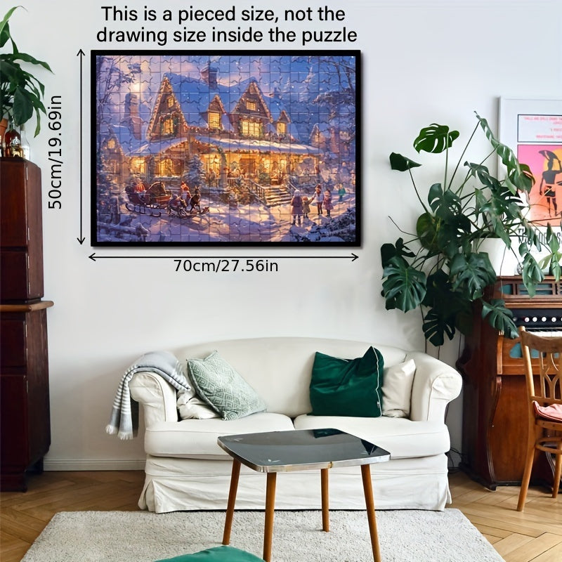 Winterförtrollning Pussel – Njut av den Festliga Atmosfären