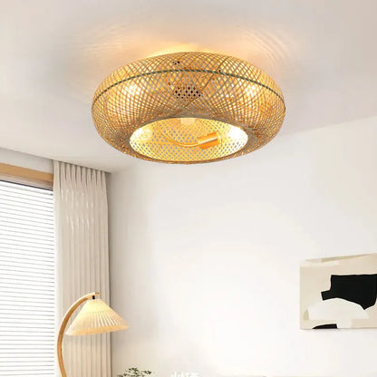BambooAir Circo | Takfläkt med LED-ljus och fjärrkontroll i modern design