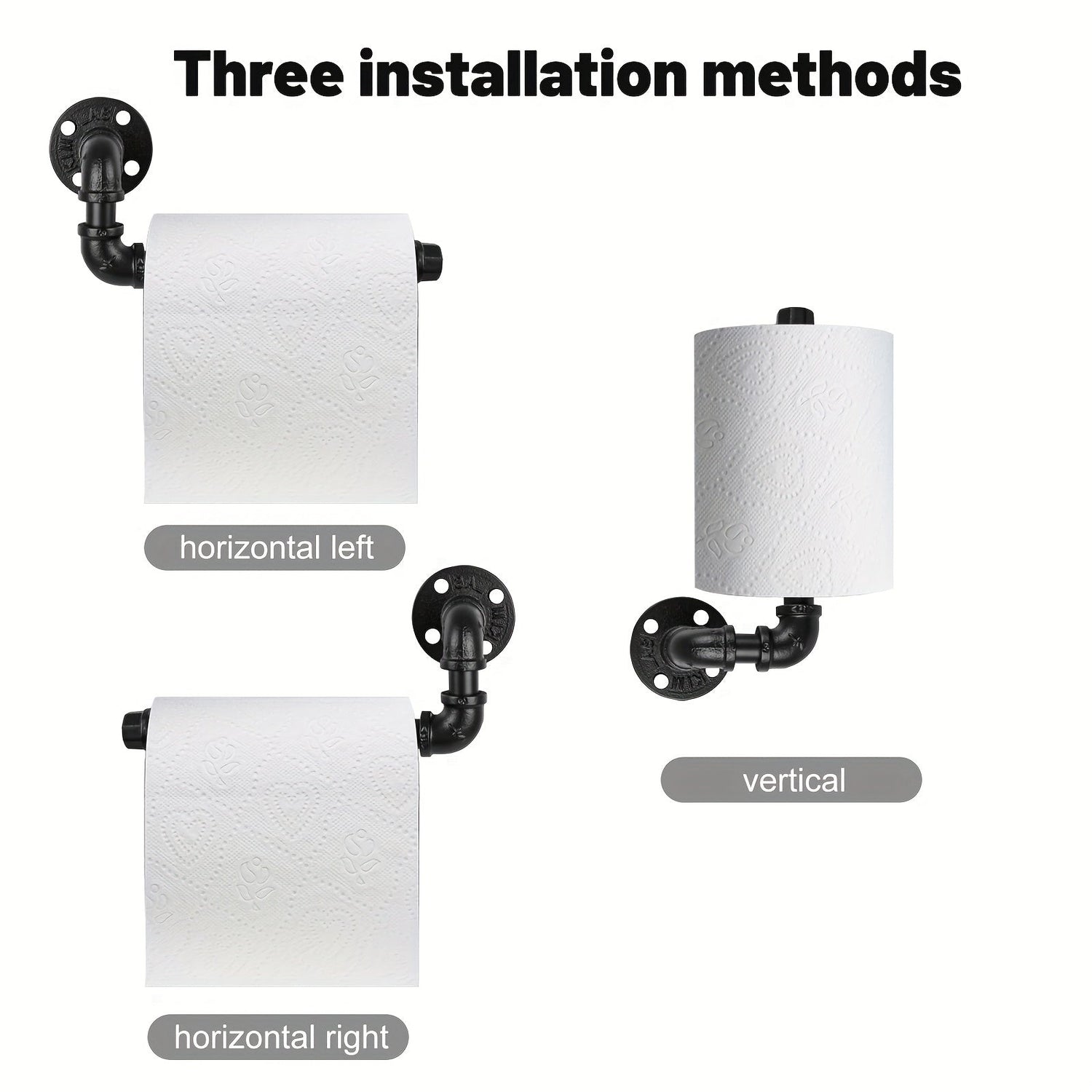 Industriell Toalettpapperhållare - För ett Stilrent Badrum