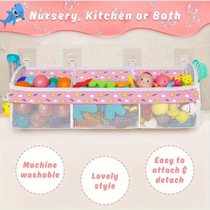 Mesh Badleksaksorganisatör - Perfekt för Ordning