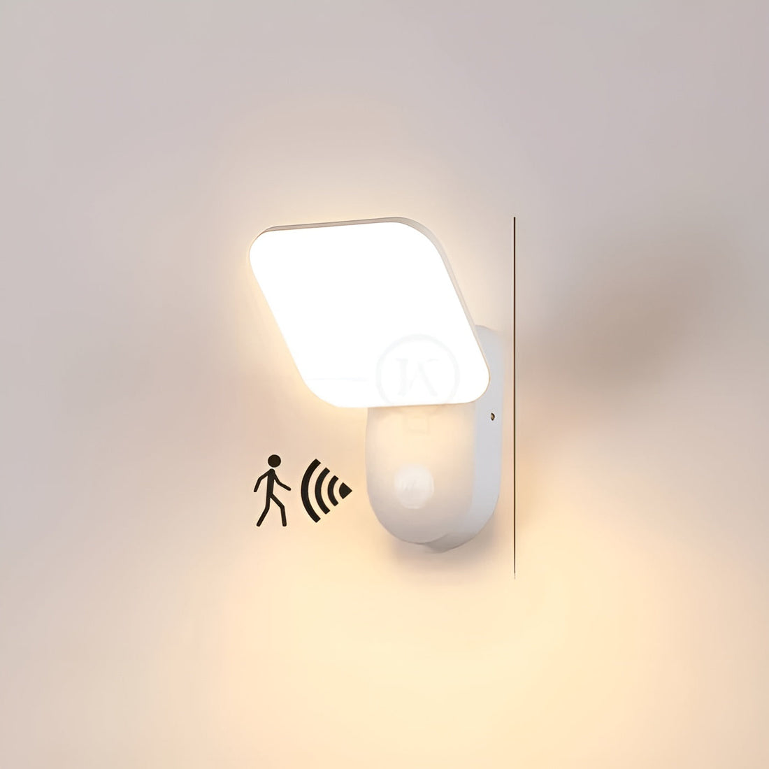 LED-vägglampa med rörelsesensor – Automatisk belysning för inomhus och utomhus