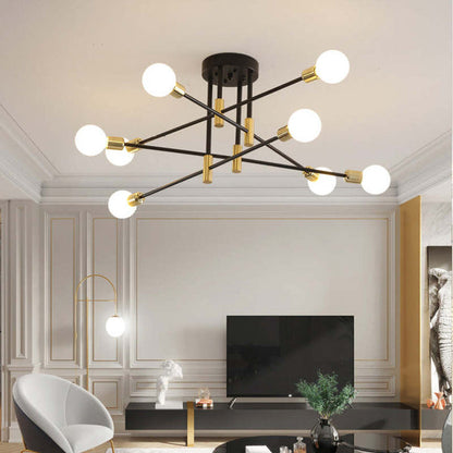 OrbitAura - Elegant taklampa med modern charm och effektfull belysning