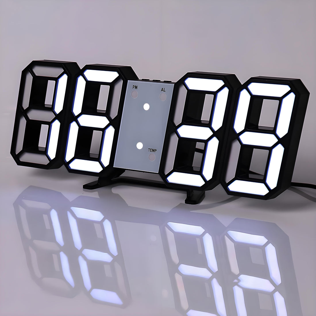TimeSphere LED 3D Digital Klocka med Kalender och Temp Display