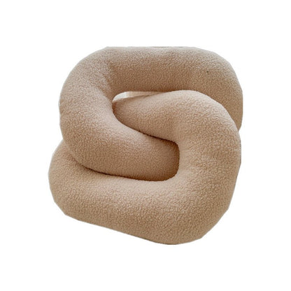 Abstract Formad Soffkudde i Plush Vågig Design