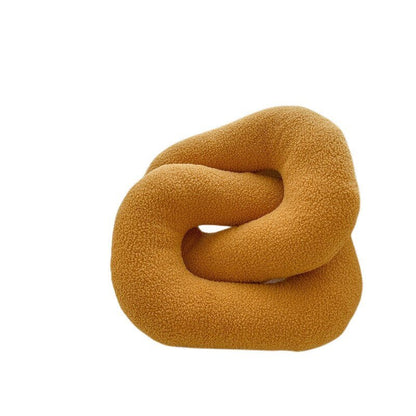 Abstract Formad Soffkudde i Plush Vågig Design