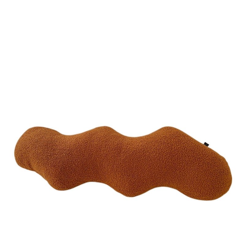 Abstract Formad Soffkudde i Plush Vågig Design