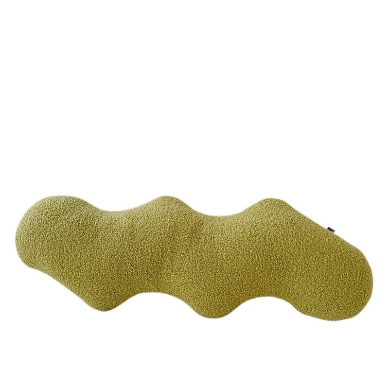 Abstract Formad Soffkudde i Plush Vågig Design