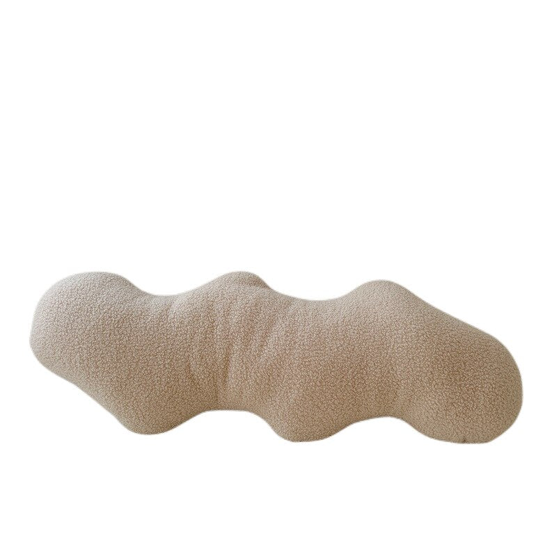 Abstract Formad Soffkudde i Plush Vågig Design