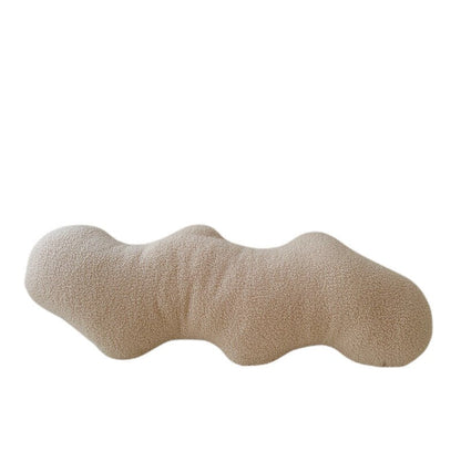Abstract Formad Soffkudde i Plush Vågig Design