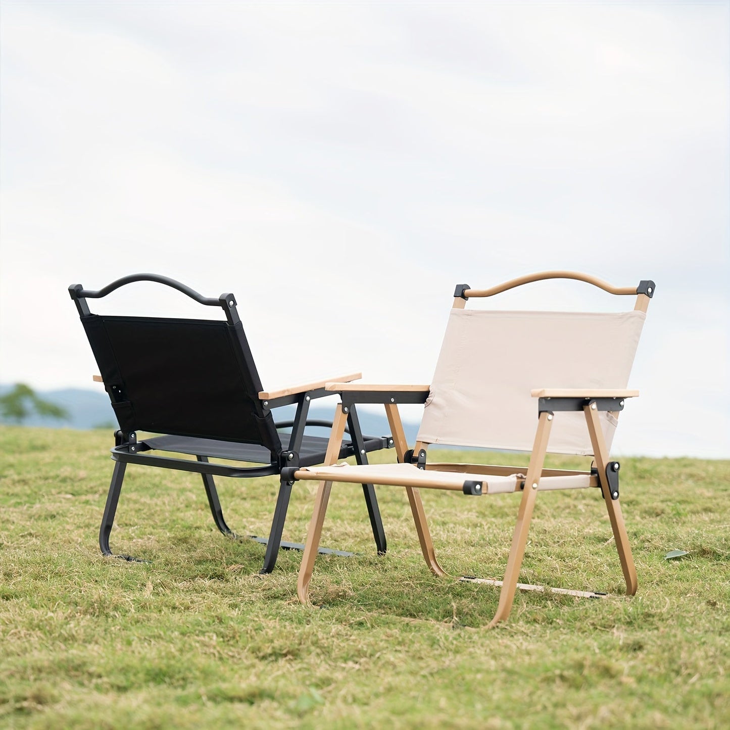 Carvallo RelaxaFold | Justerbart ryggstöd | Fällbar & Lätt | Aluminiumram & Oxford-säte