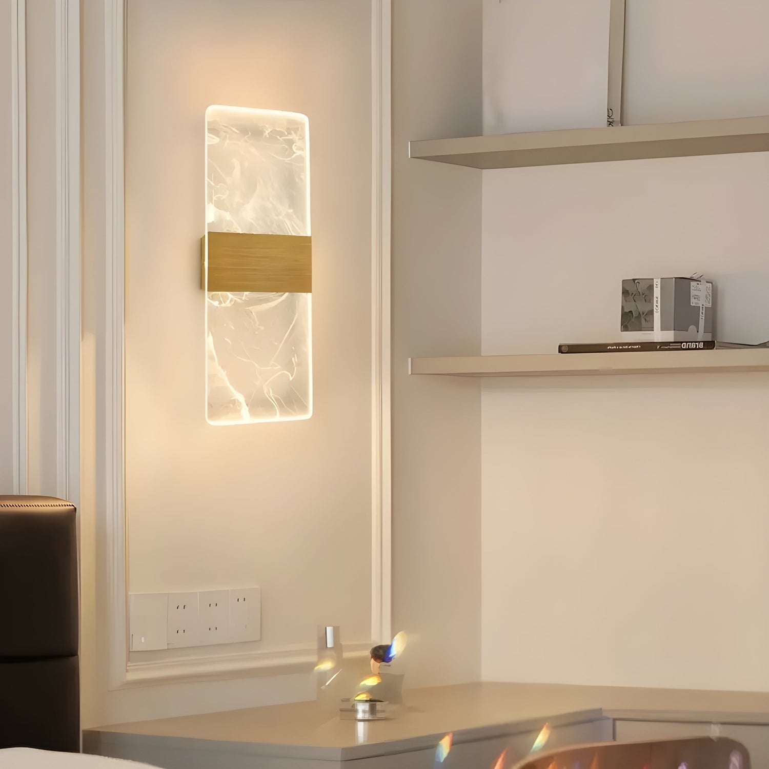 CalmHaze Light - Minimalistisk Akryl Vägglampa