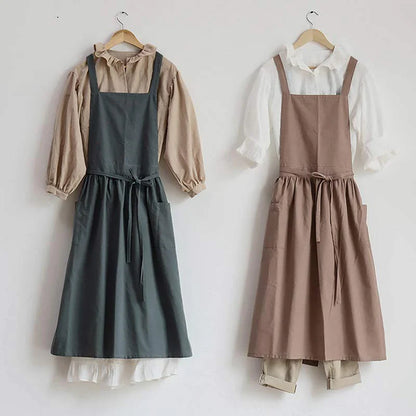 Bomullsskydd med fickor och vattenavvisande beläggning