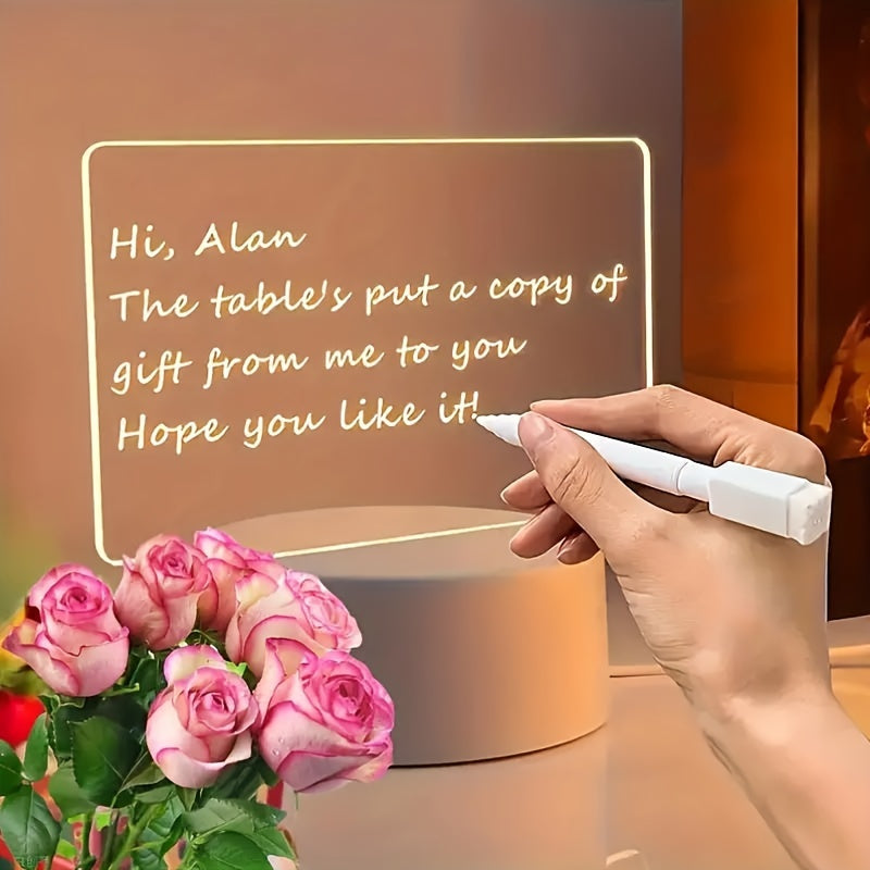 LumiBoard - Modern LED Skrivtavla Bordslampa med Penna