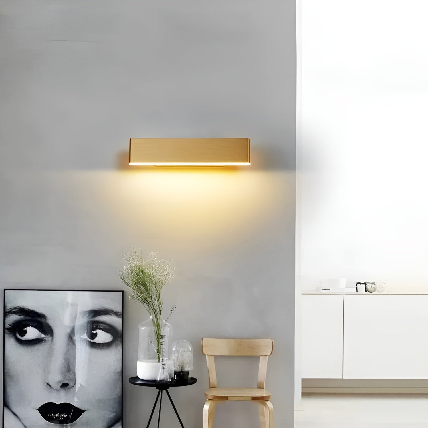 OrbitBeam Ljus - Rotbar Minimalistisk LED Vägglampa
