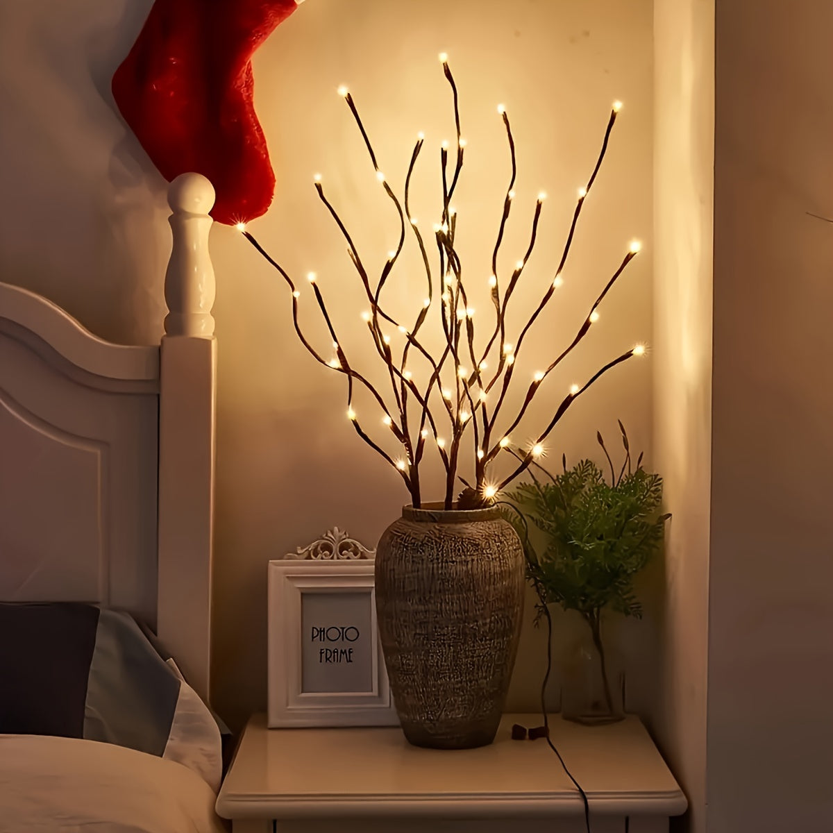 TwinkleBranch - 20 LED Taklampor, Batteridrivna, Dekorativ Belysning